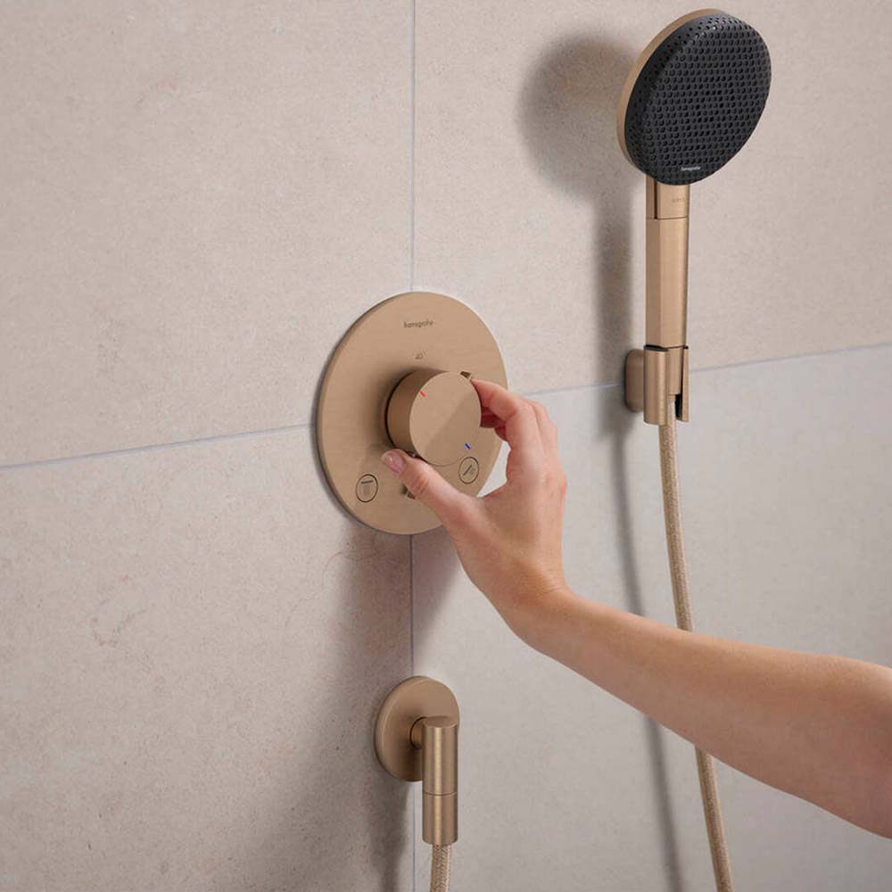 Hansgrohe Ecostat Comfort S Thermostat For Concealed Installation For 2 Functions