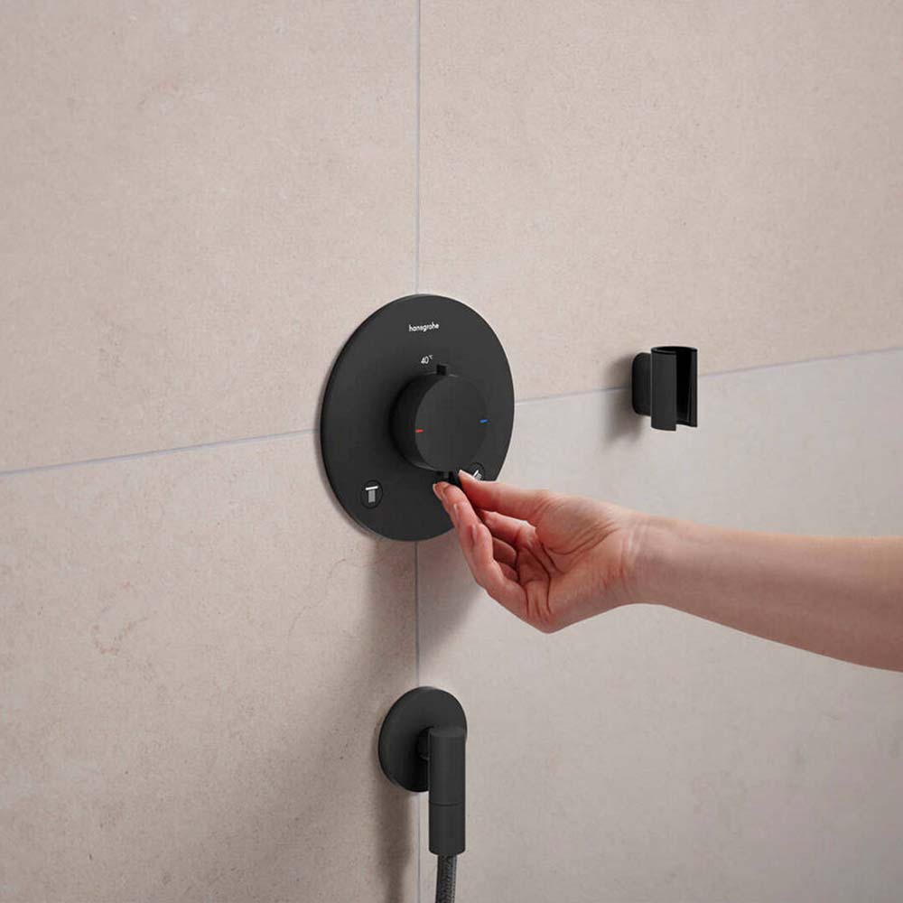 Hansgrohe Ecostat Comfort S Thermostat For Concealed Installation For 2 Functions