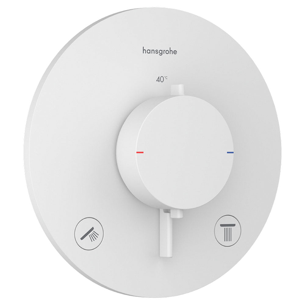 Hansgrohe Ecostat Comfort S Thermostat For Concealed Installation For 2 Functions