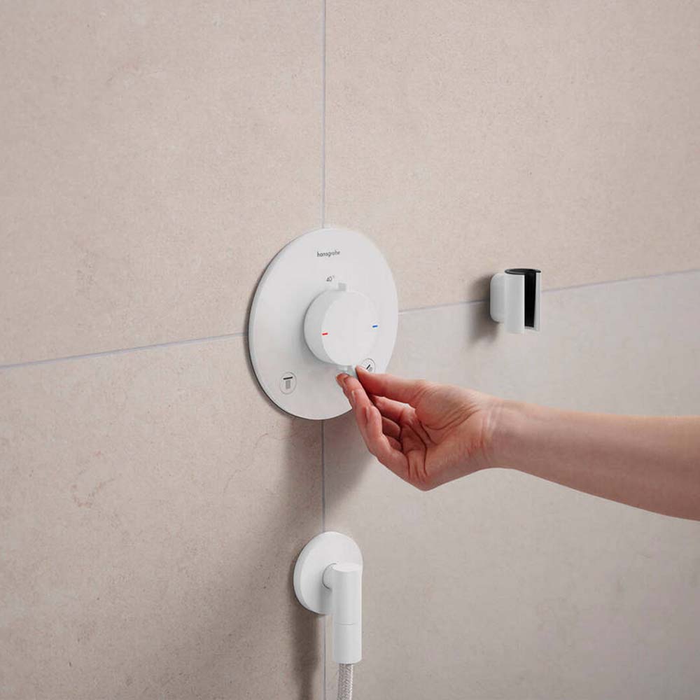 Hansgrohe Ecostat Comfort S Thermostat For Concealed Installation For 2 Functions