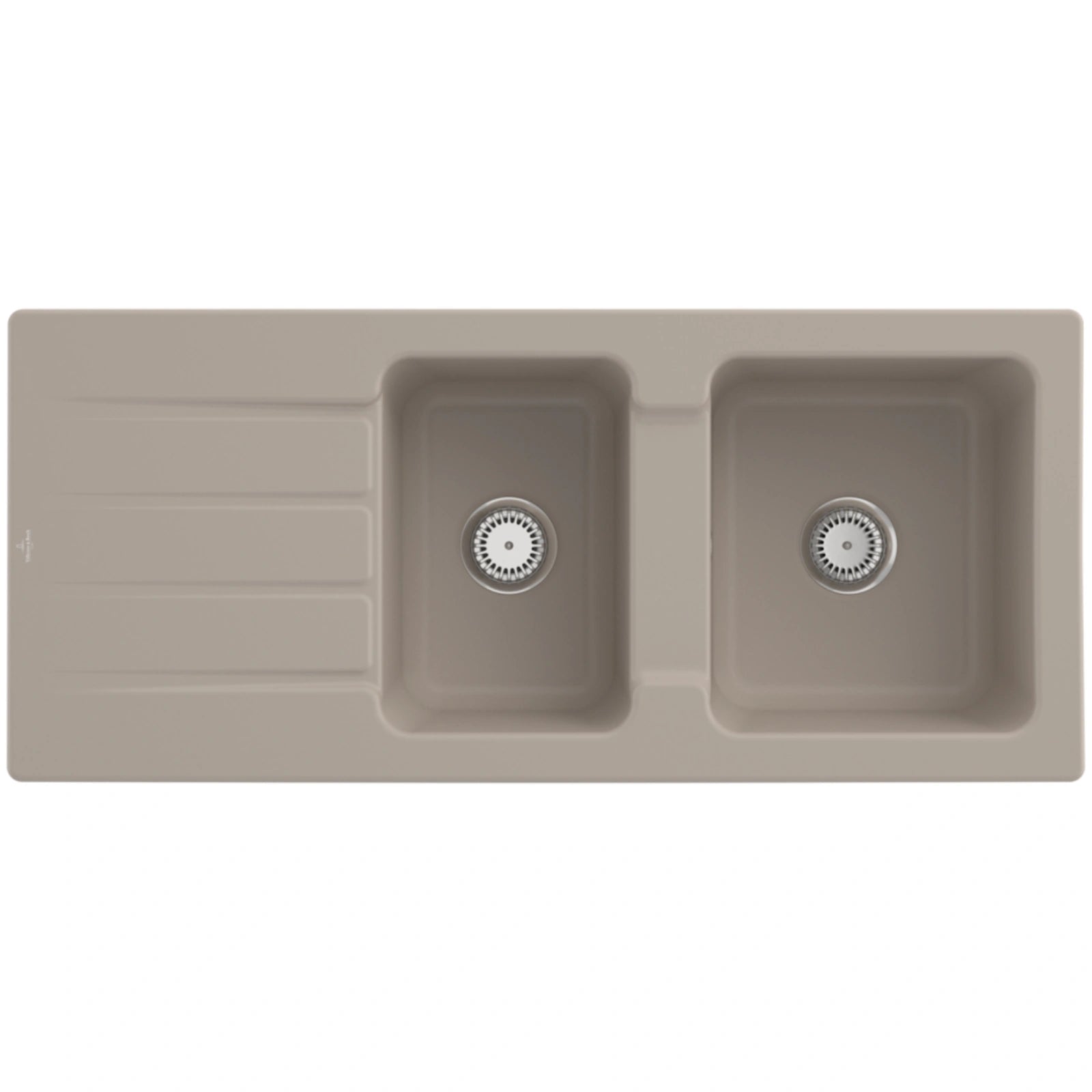 Villeroy & Boch Architectura 80 1.75 Bowl Ceramic Kitchen Sink - NO WASTE