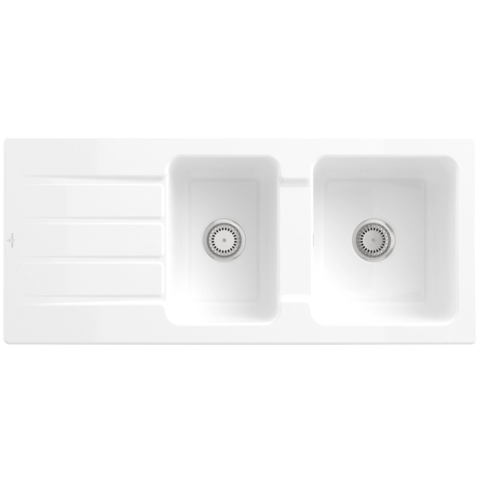 Villeroy & Boch Architectura 80 1.75 Bowl Ceramic Kitchen Sink - NO WASTE