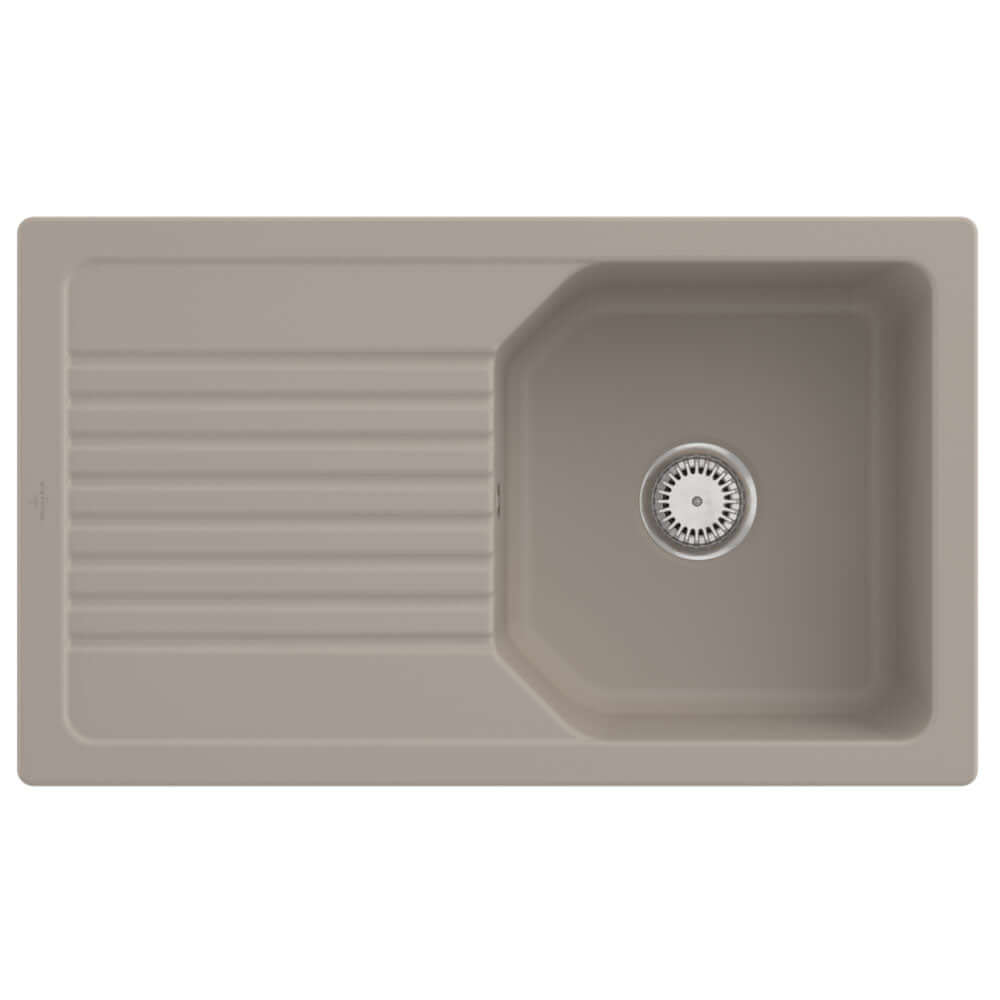 Villeroy & Boch Linara 50 1.0 Bowl White Alpin Ceramic Kitchen Sink - NO WASTE