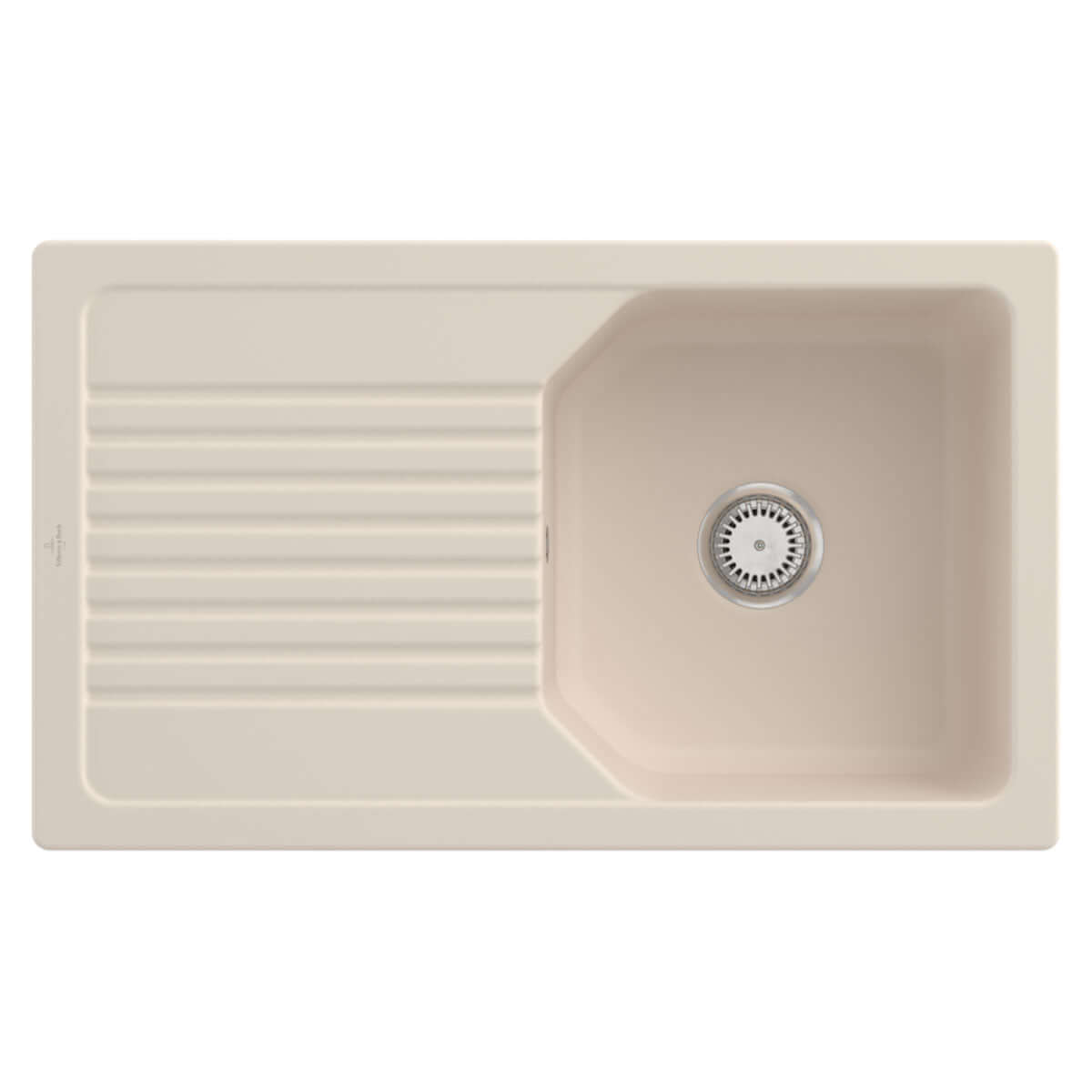 Villeroy & Boch Linara 50 1.0 Bowl White Alpin Ceramic Kitchen Sink - NO WASTE