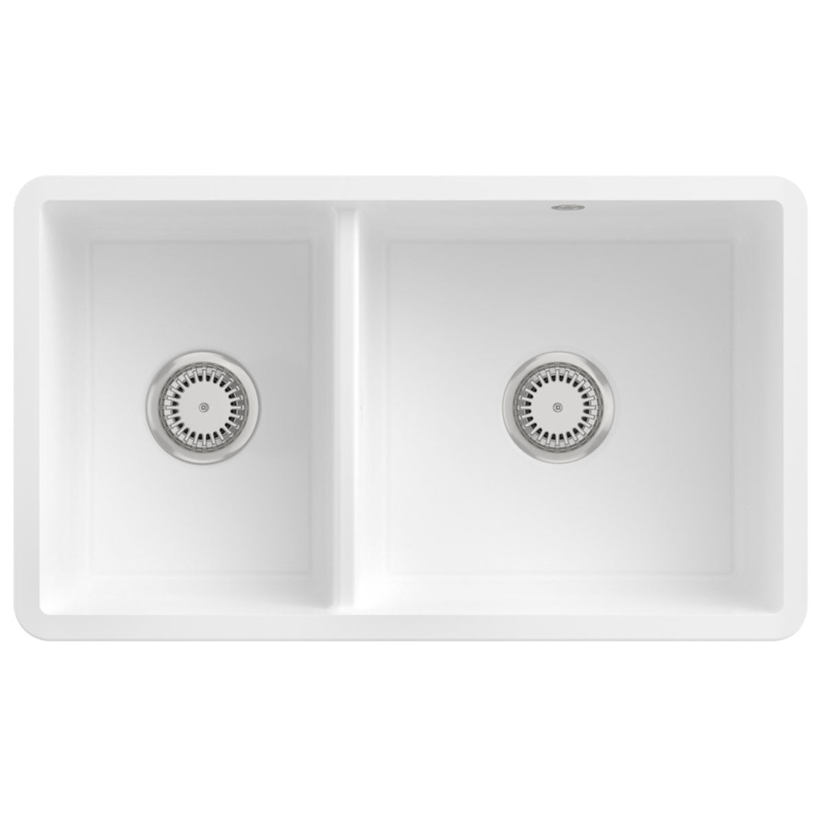 Villeroy & Boch Subway 80 U 1.5 Bowl White Alpin Ceramic Plus Kitchen Sink No Waste 338800R1