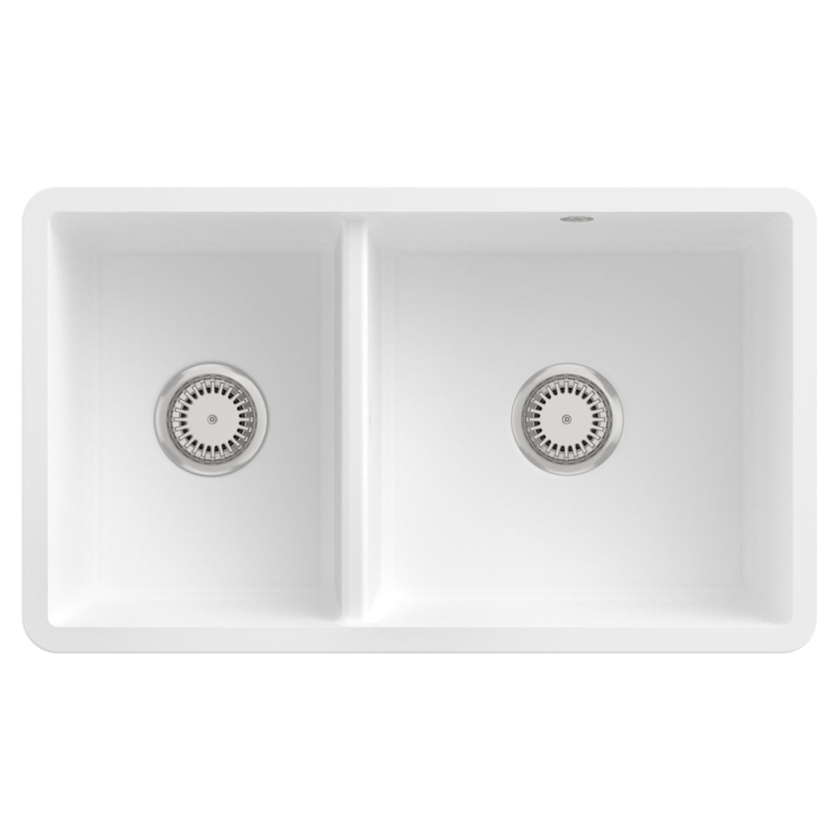 Villeroy & Boch Subway 80 U 1.5 Bowl White Alpin Ceramic Plus Kitchen Sink No Waste 338800R1