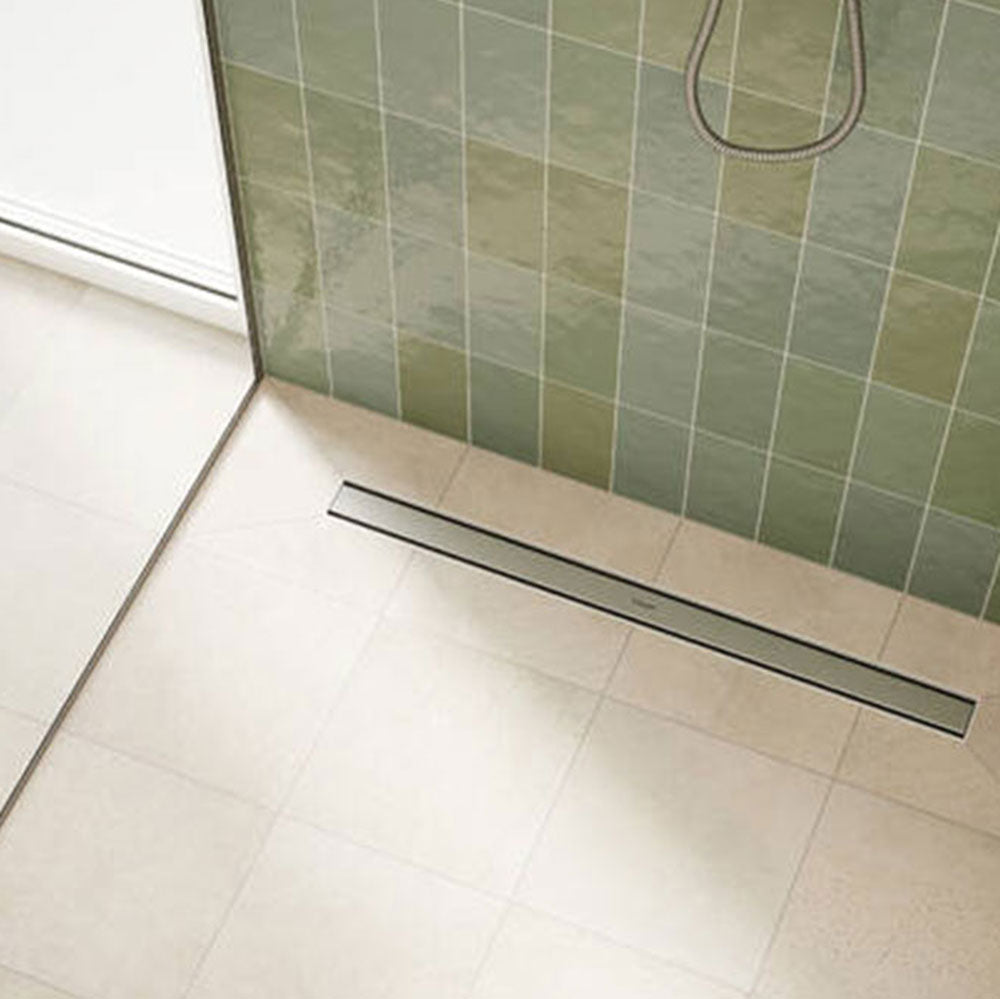 Hansgrohe RainDrain Compact 900 Stainless Steel Complete Shower Drain Set For Standard Installation