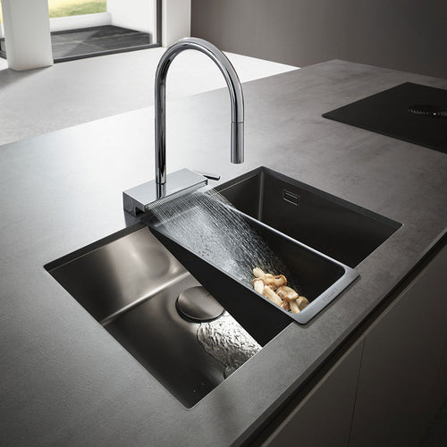 Hansgrohe Matt Black Multi-Functional Strainer 40963000