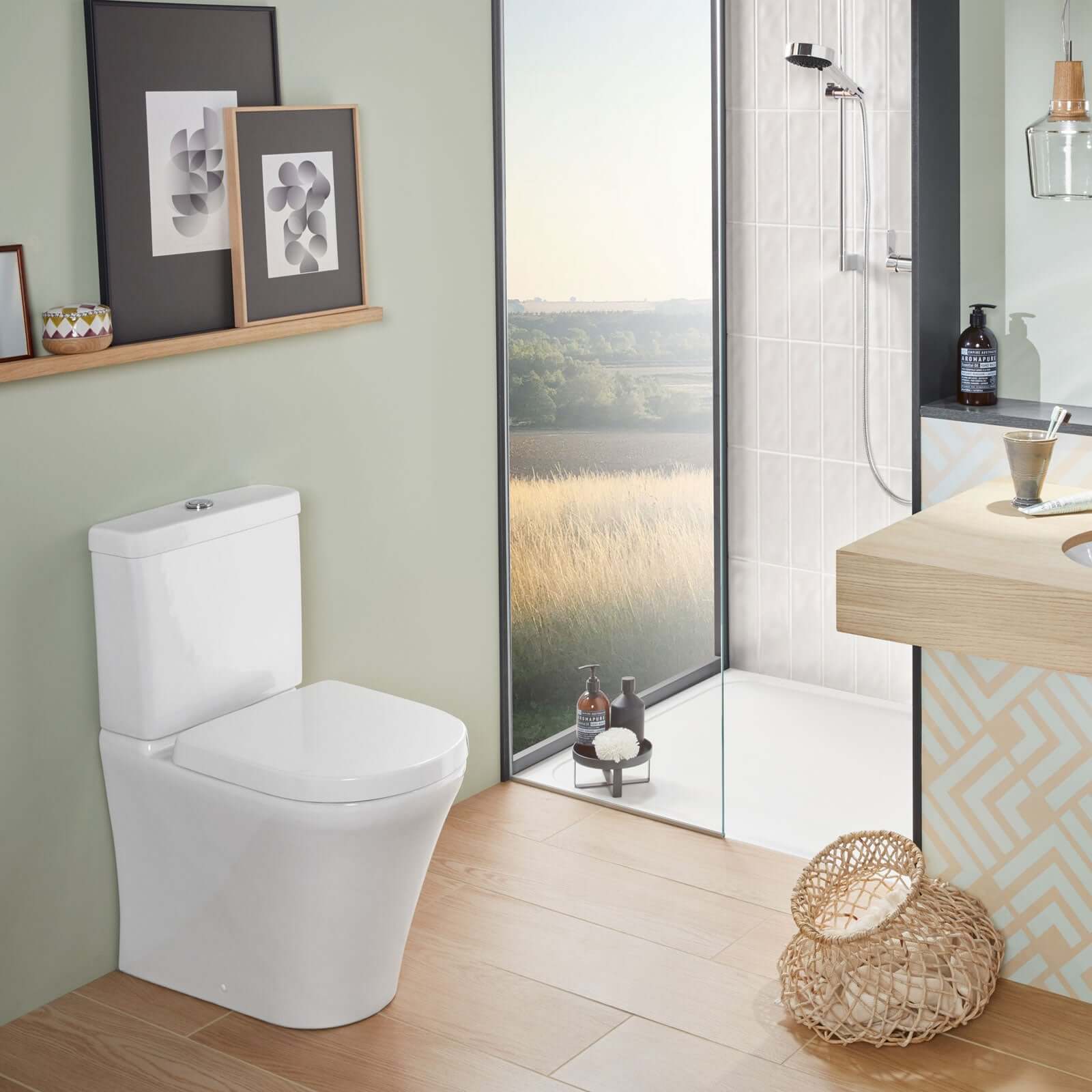Villeroy & Boch O.novo 580x370 White Alpin 1TH Undercounter Wash Basin with Overflow