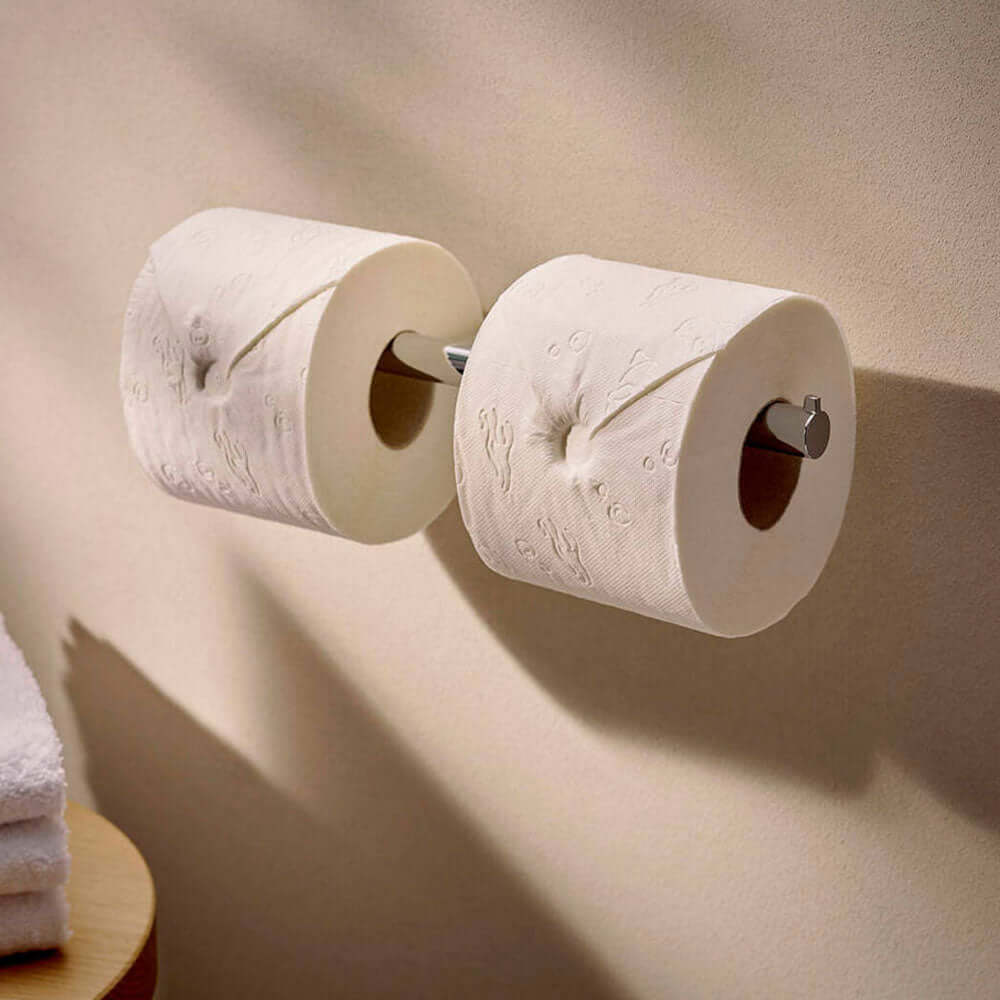 Hansgrohe Addstoris S Chrome Toilet Paper Holder Double 41768000