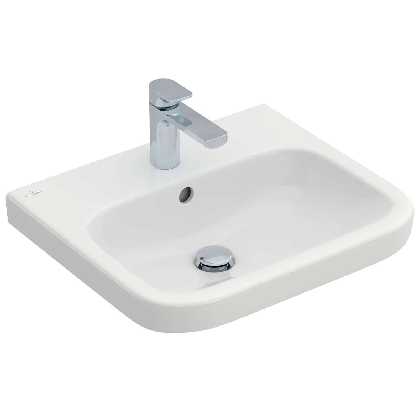Villeroy & Boch Architectura 550X470 White Alpin 1 Tap Hole Wall Hung Wash Basin