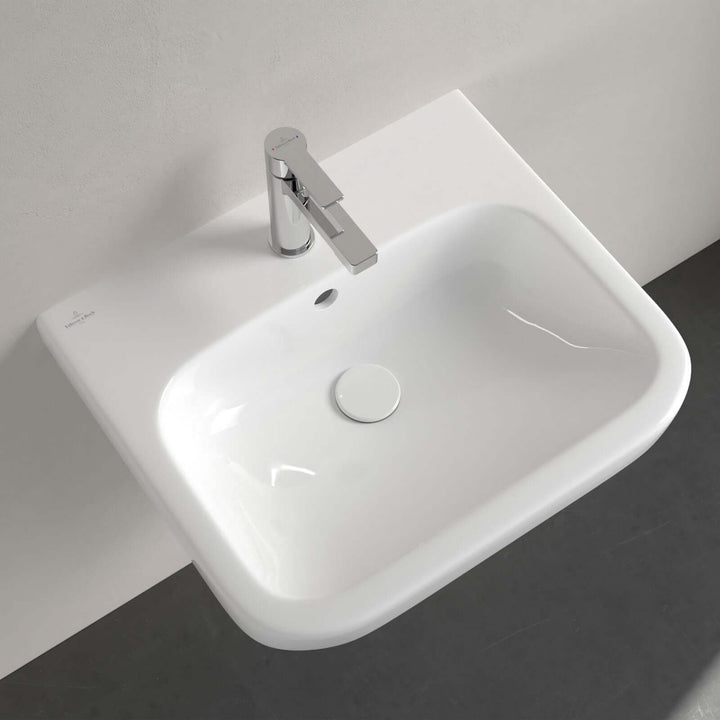 Villeroy & Boch Architectura 550X470 White Alpin 1 Tap Hole Wall Hung Wash Basin