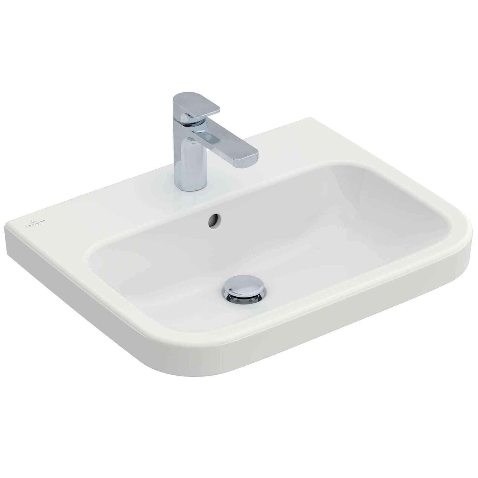 Villeroy & Boch Architectura 600X470 White Alpin 1 Tap Hole Wall Hung Basin