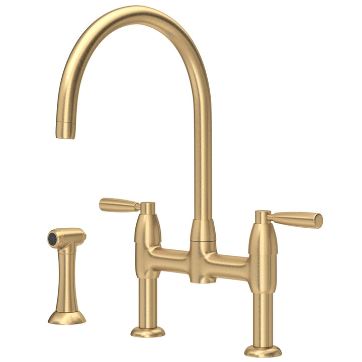 Perrin & Rowe Langbourn Lever Handle Kitchen Sink Mixer Tap & Spray 4273 Series