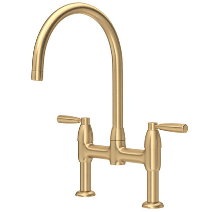 Perrin & Rowe Langbourn Lever Handle Kitchen Sink Bridge Mixer Tap 4293 Series