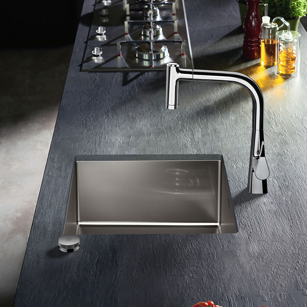 Hansgrohe S711-F450 1.0 Bowl Stainless Steel Inset Kitchen Sink 43301800