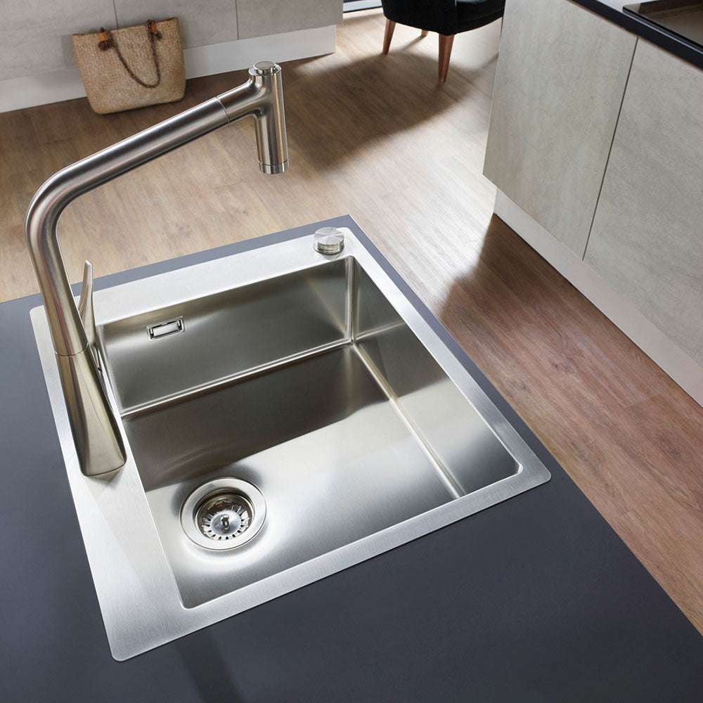 Hansgrohe S711-F450 1.0 Bowl Stainless Steel Inset Kitchen Sink 43301800