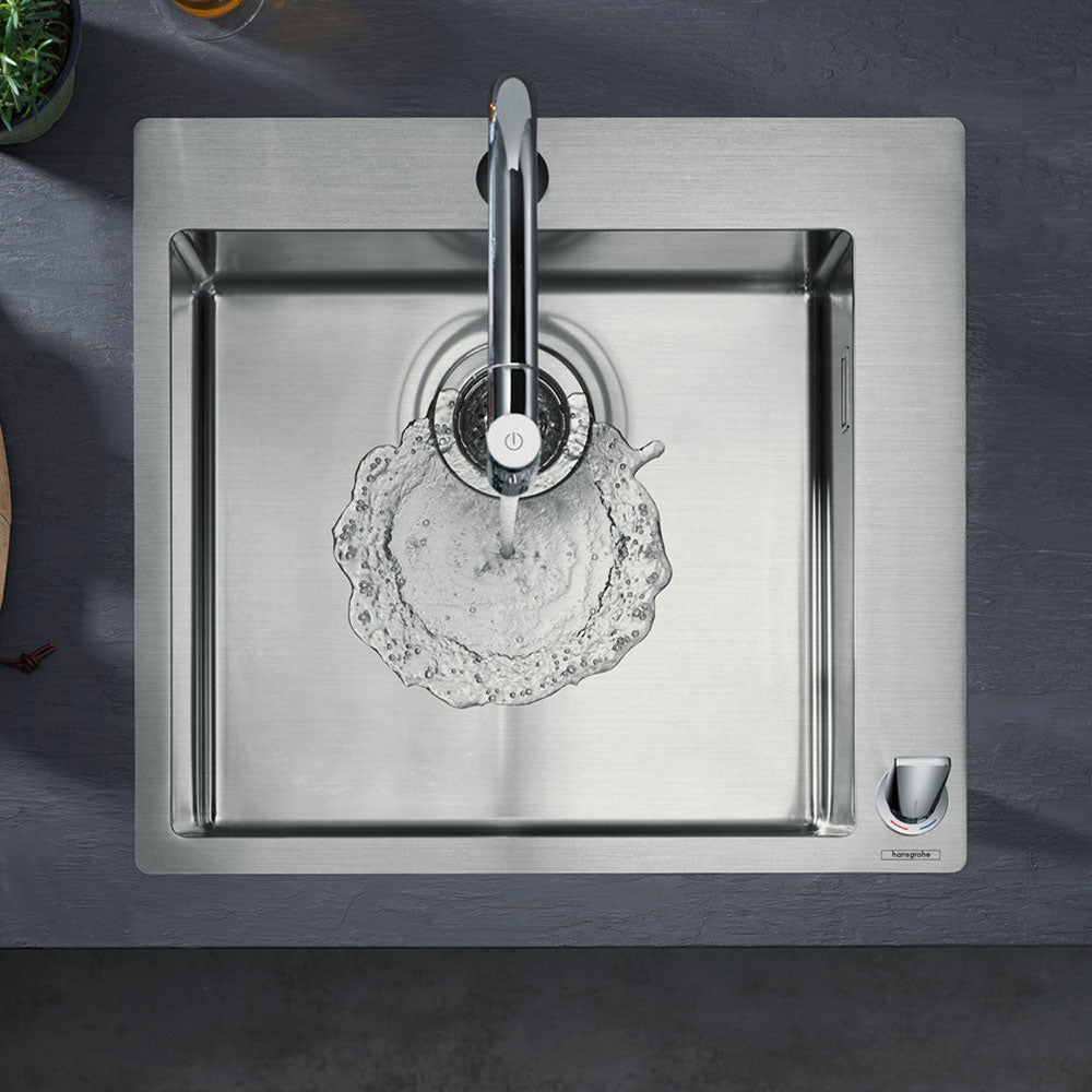 Hansgrohe S711-F450 1.0 Bowl Stainless Steel Inset Kitchen Sink 43301800