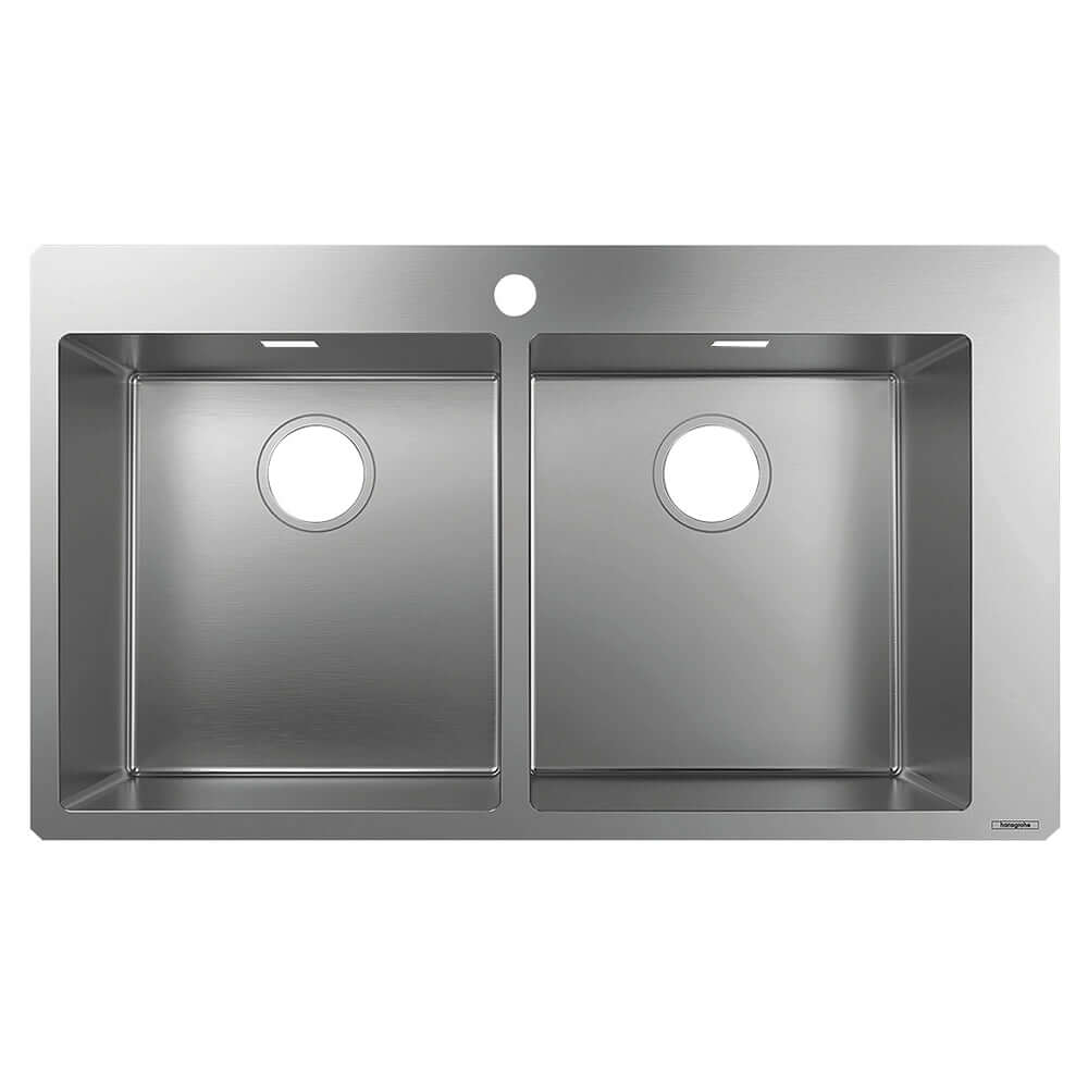 Hansgrohe S711-F765 2.0 Bowl Stainless Steel Kitchen Sink 43303800