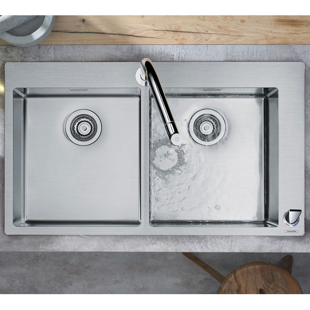 Hansgrohe S712-F765 2.0 Bowl Stainless Steel Kitchen Sink 43311800