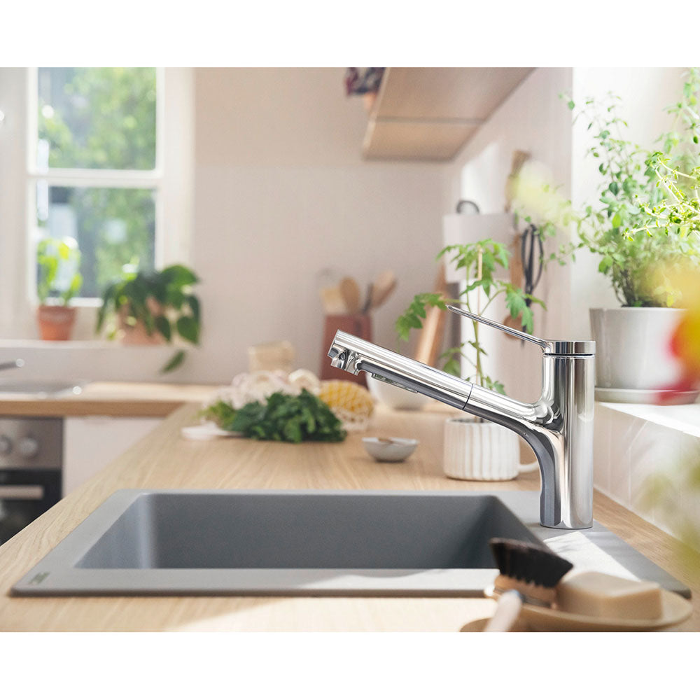 Hansgrohe S510-F450 1.0 Bowl Granite Kitchen Sink