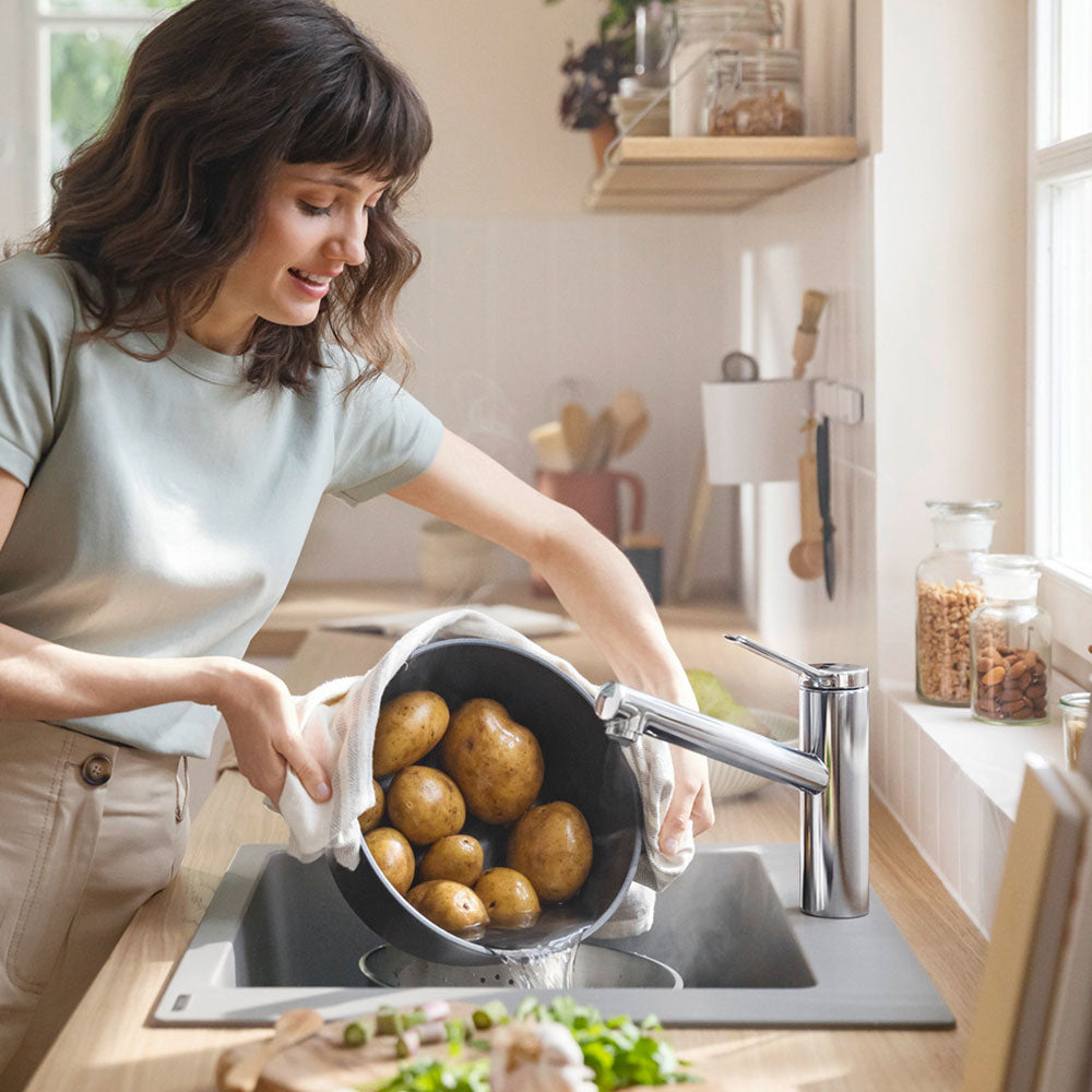 Hansgrohe S510-F450 1.0 Bowl Granite Kitchen Sink