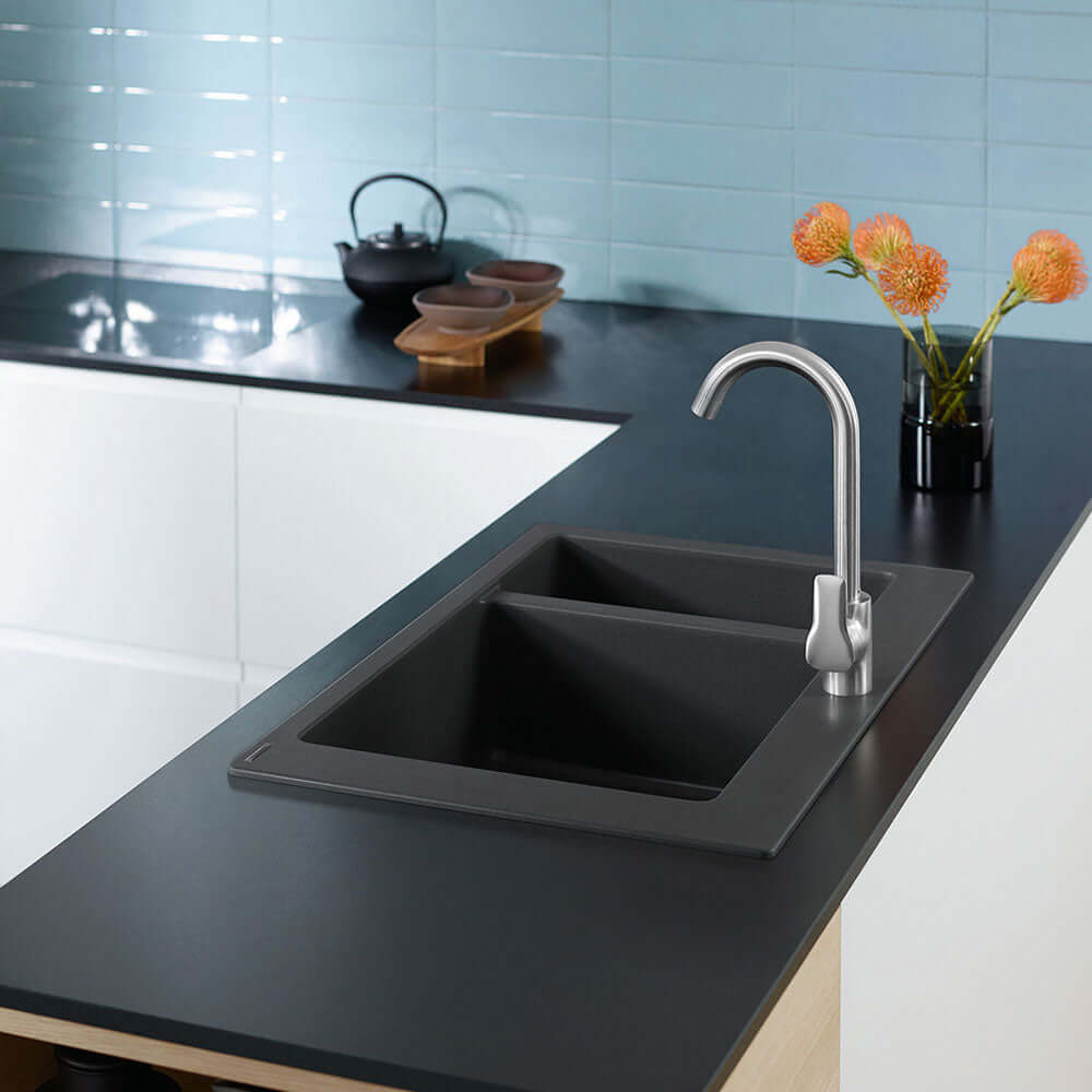 Hansgrohe S510-F635 1.5 Bowl Built-in Kitchen Sink 180/450