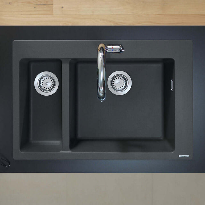 Hansgrohe S510-F635 1.5 Bowl Built-in Kitchen Sink 180/450