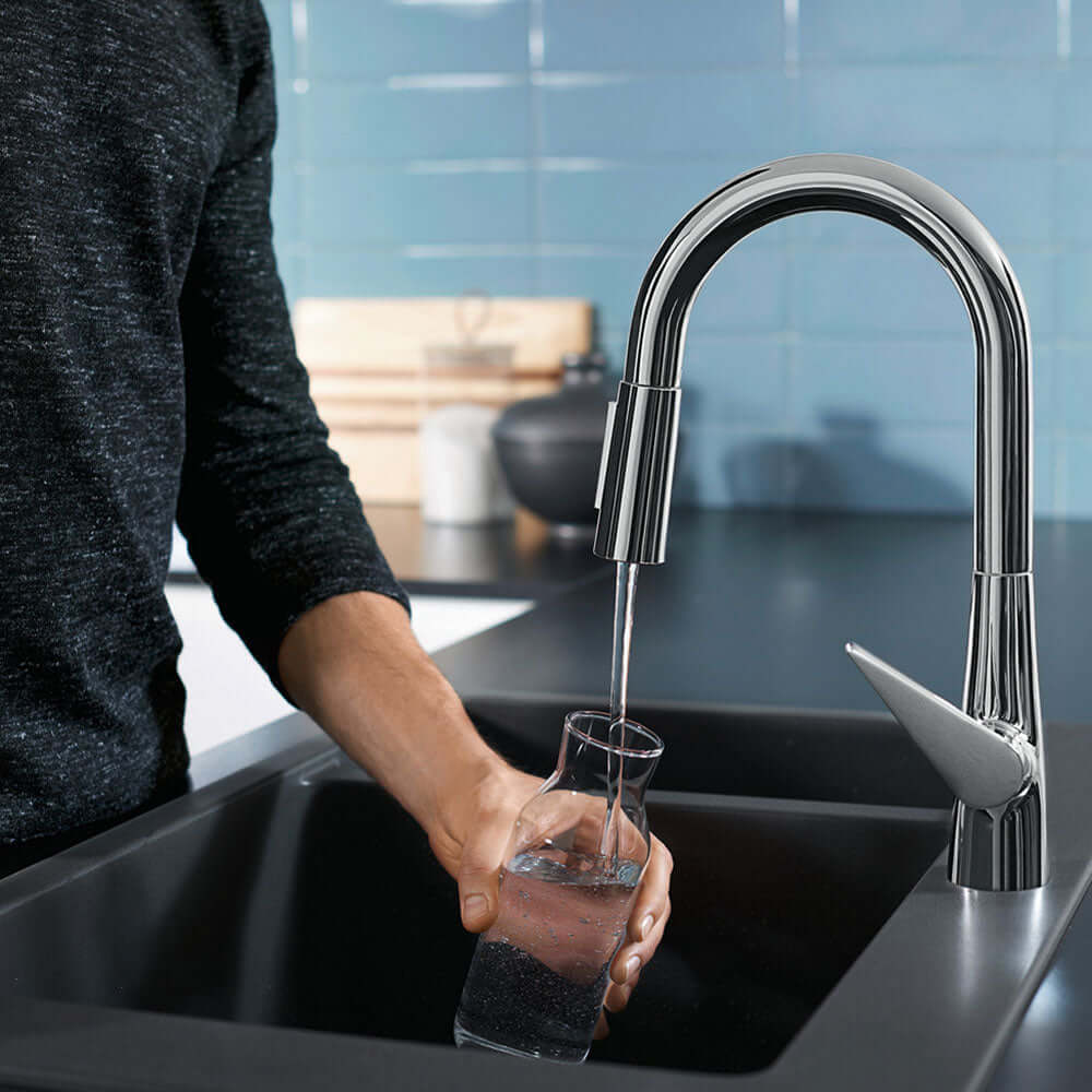 Hansgrohe S510-F635 1.5 Bowl Built-in Kitchen Sink 180/450