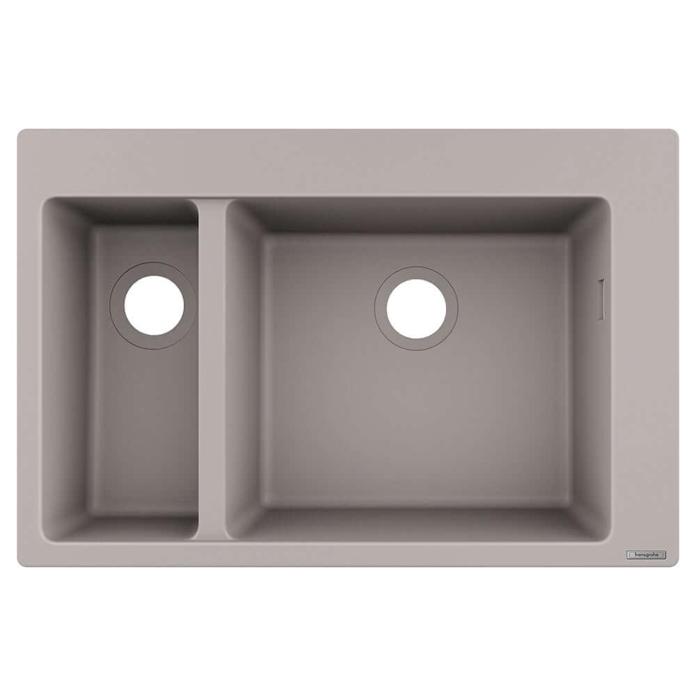 Hansgrohe S510-F635 1.5 Bowl Built-in Kitchen Sink 180/450