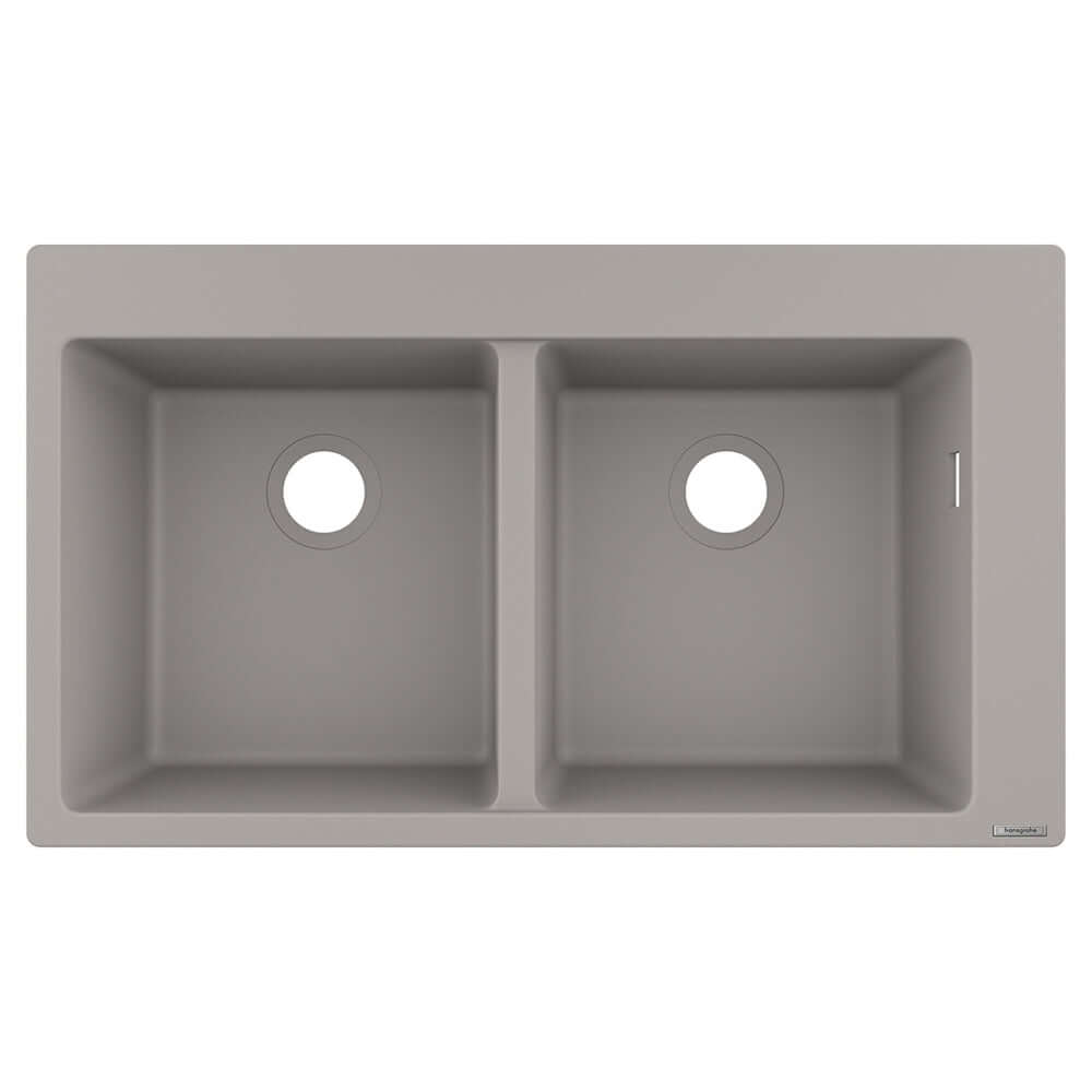 Hansgrohe S510-F770 2.0 Bowl Built-in Kitchen Sink 370/370