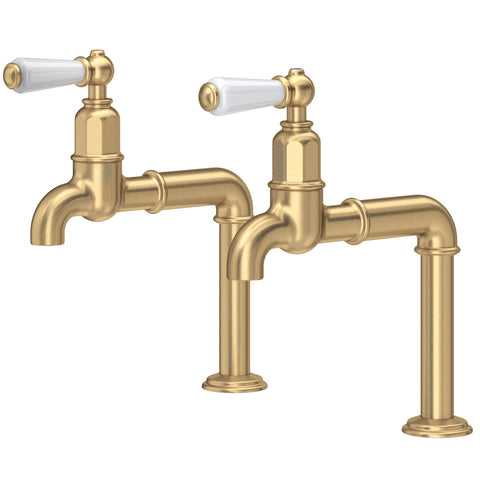 Perrin & Rowe Mayan Ceramic Lever Kitchen Sink Taps with Classic Design and Quality Finish