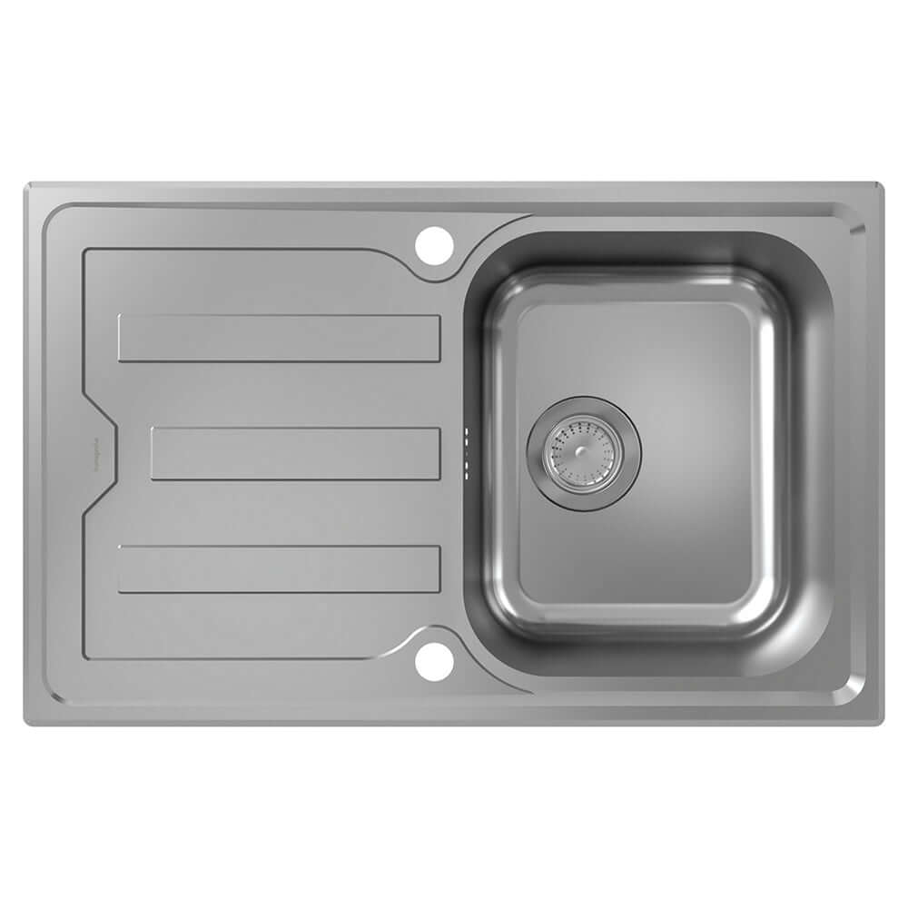 Hansgrohe S440-A342 79 1.0 Bowl Stainless Steel Kitchen Sink With Drainer 43364800
