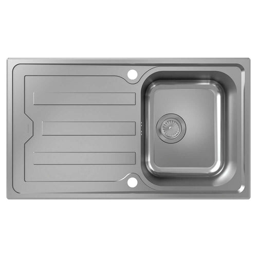 Hansgrohe S440-A342 86 1.0 Bowl Stainless Steel Kitchen Sink With Drainer 43365800