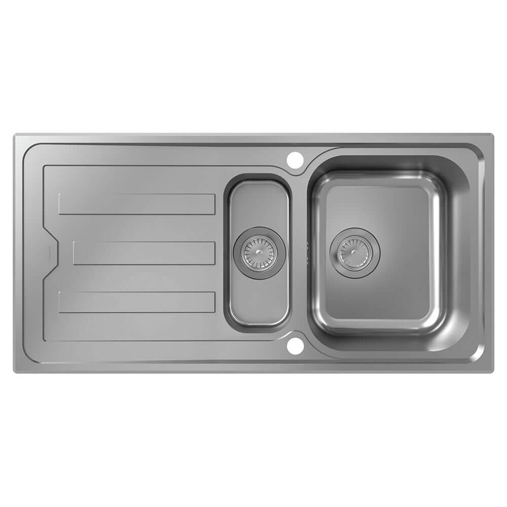 Hansgrohe S440-A517 100 1.5 Bowl Stainless Steel Kitchen Sink With Drainer 43366800