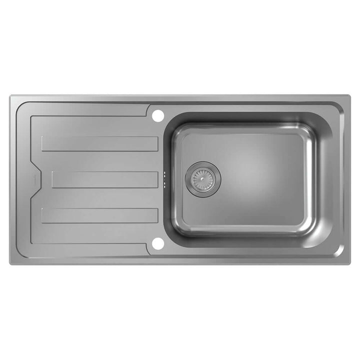 Hansgrohe S440-A500 100 1.0 Bowl Stainless Steel Kitchen Sink With Drainer 43367800