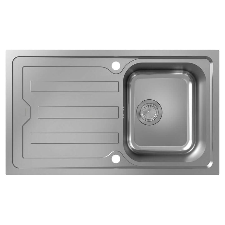 Hansgrohe S440-F342 86 1.0 Bowl Stainless Steel Kitchen Sink With Drainer 43369800