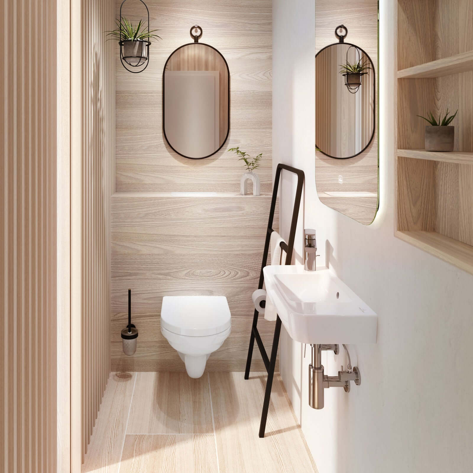 Villeroy & Boch O.novo 500x250 White Alpin Compact Wall Hung RH Handwash Basin with Overflow
