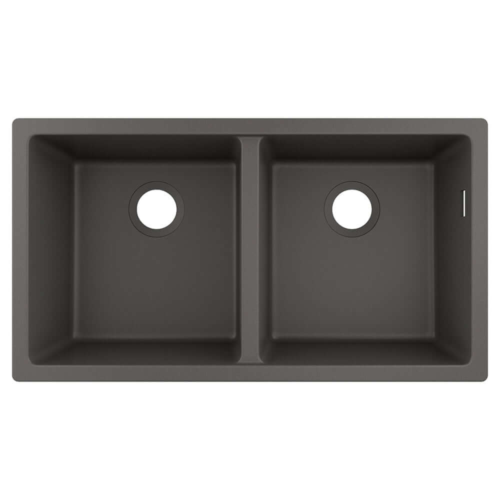 Hansgrohe S510-U770 2.0 Bowl Stone Grey Undermount Kitchen Sink 43434290