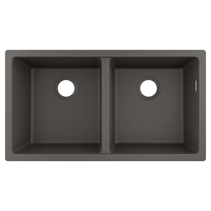 Hansgrohe S510-U770 2.0 Bowl Stone Grey Undermount Kitchen Sink 43434290