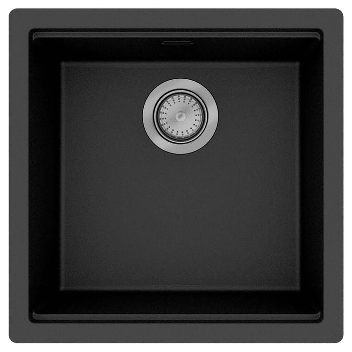 Hansgrohe S530-U400 1.0 Bowl Undermount Kitchen Sink With Manual Drain Kit