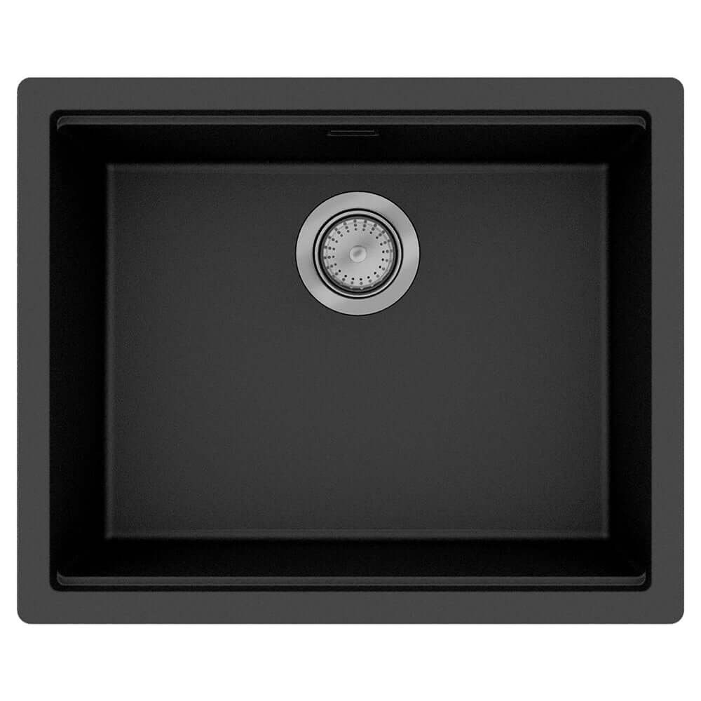 Hansgrohe S530-F500 1.0 Bowl Undermount Kitchen Sink With Manual Drain Kit