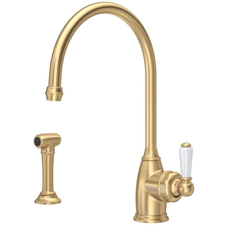 Perrin & Rowe Parthian Kitchen Sink Mixer Tap & Rinse 4346 Series