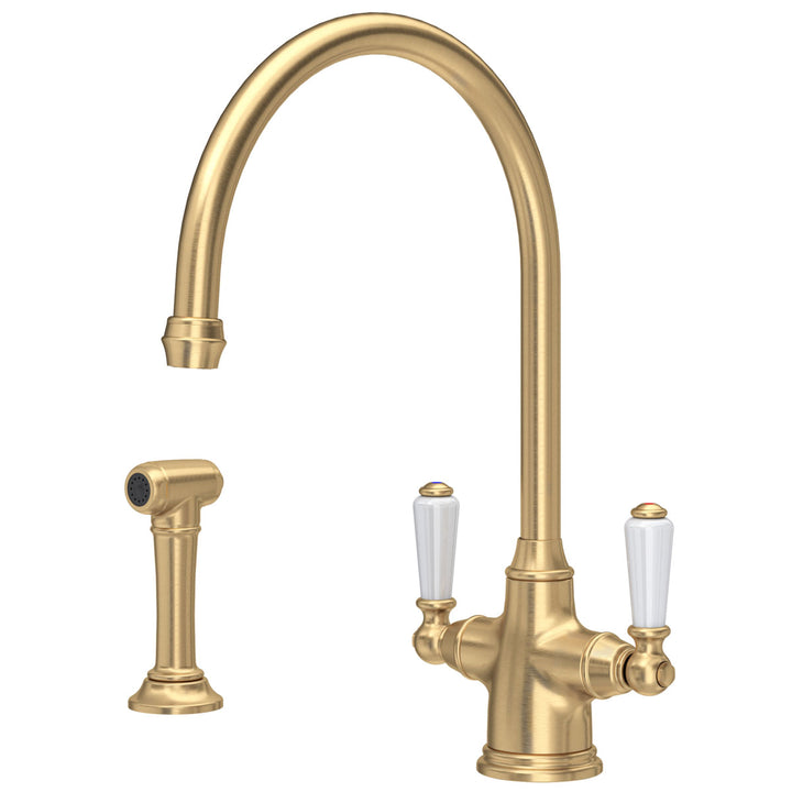 Perrin & Rowe Phoenician Mono Sink Mixer Tap & Rinse 4360 Series