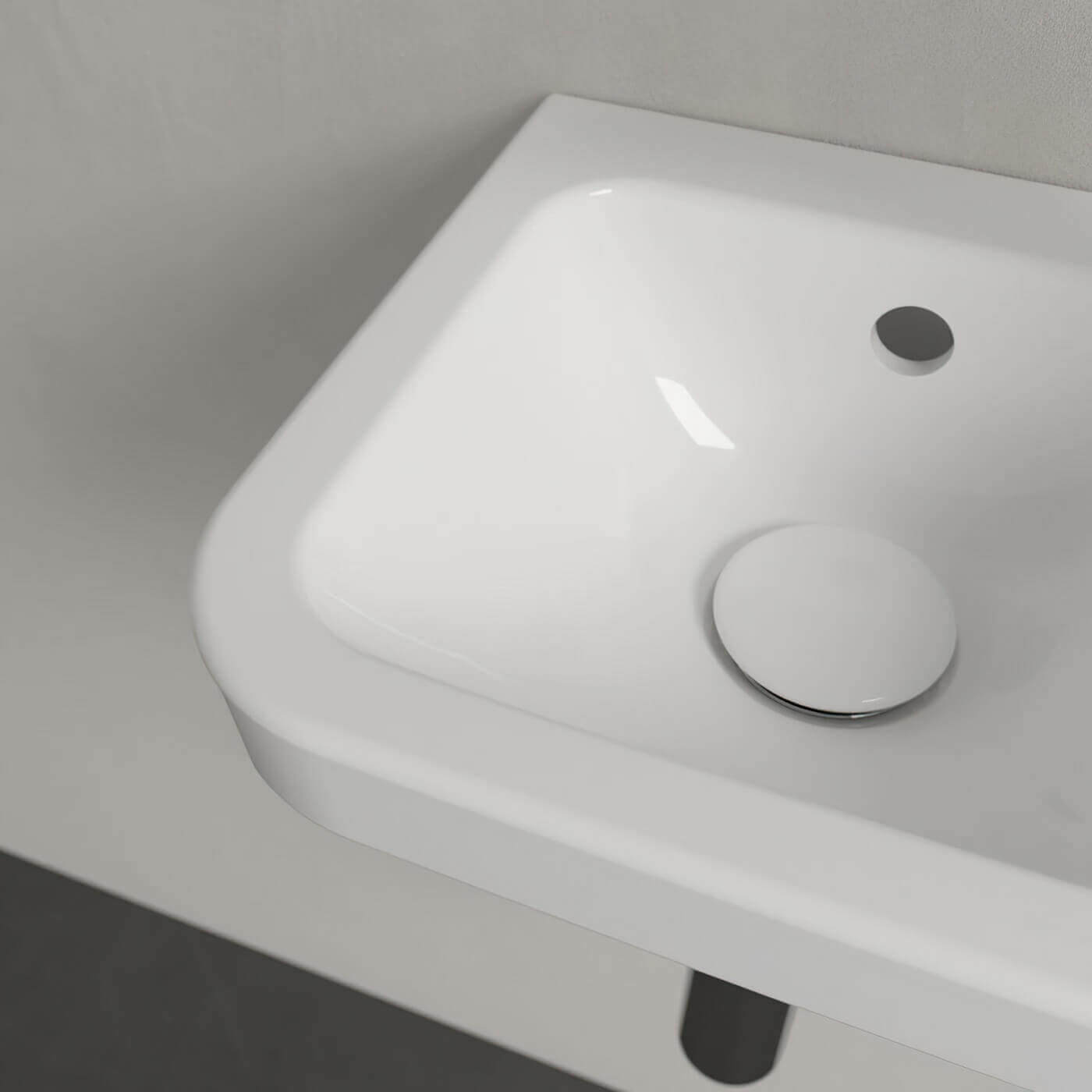 Villeroy & Boch Architectura 1 Tap Hole Wall Hung Basin
