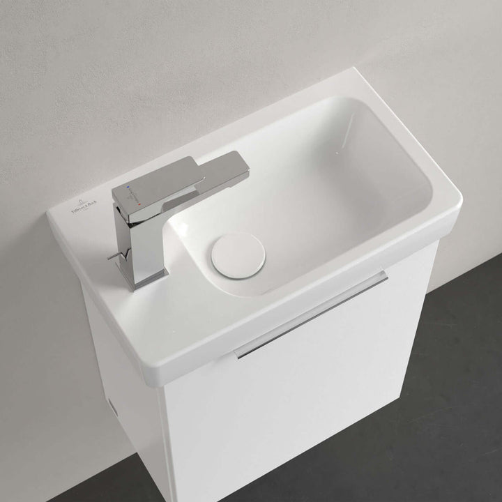 Villeroy & Boch Architectura 480X275 White Alpin Left Hand 1TH Rectangle Wall Hung Wash Basin