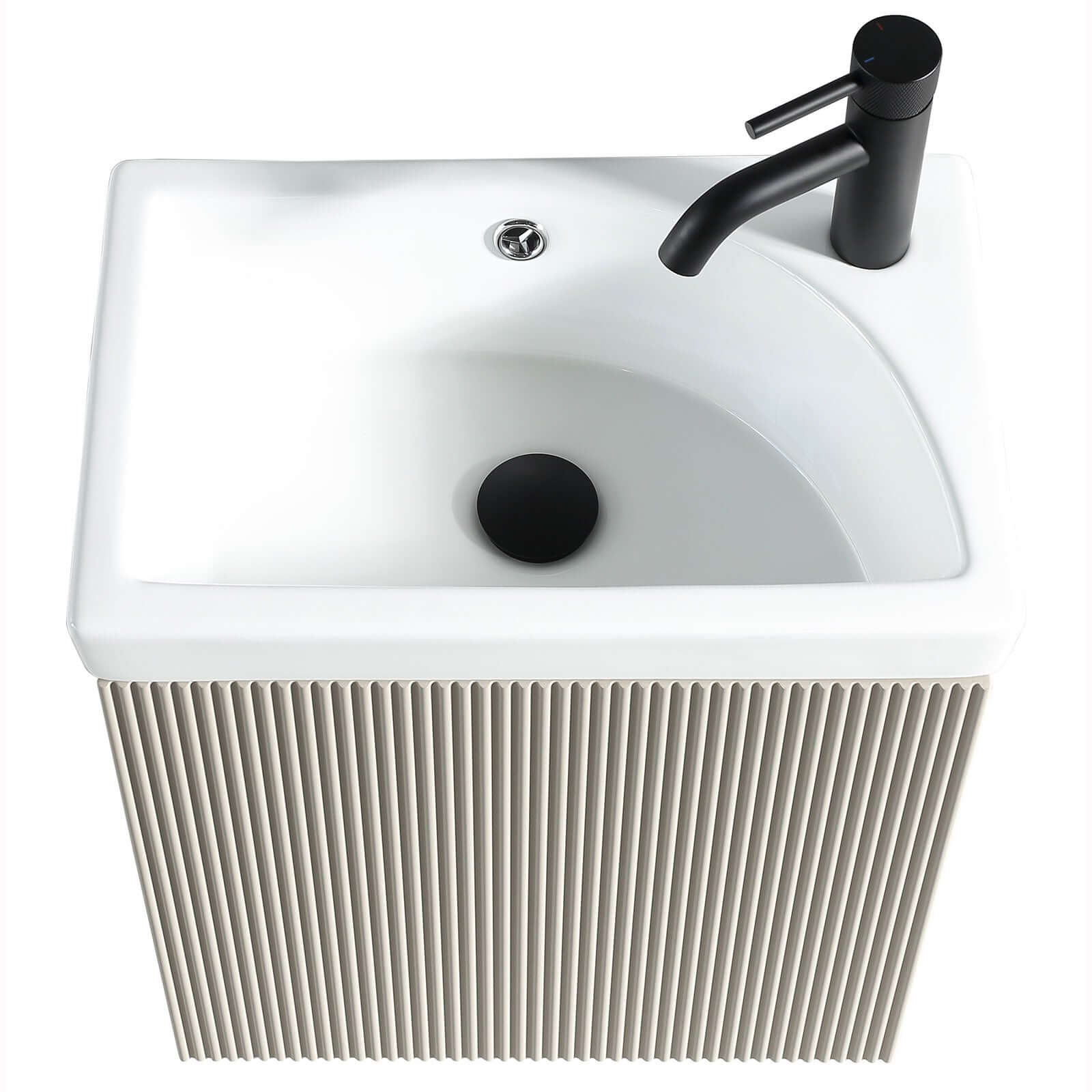 Astini Flauto Mini Cloakroom Wall Hung Vanity & Basin