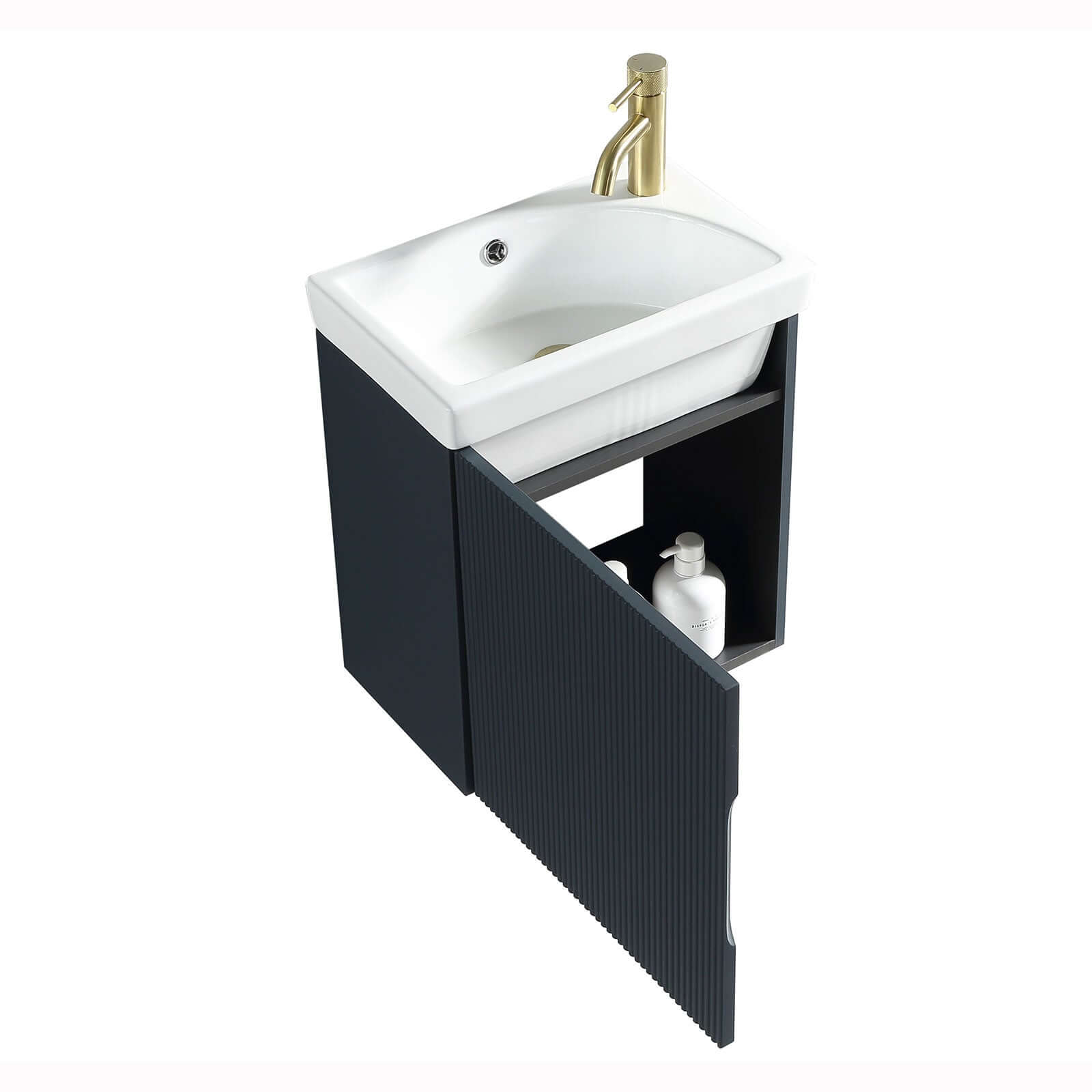 Astini Flauto Mini Cloakroom Wall Hung Vanity & Basin