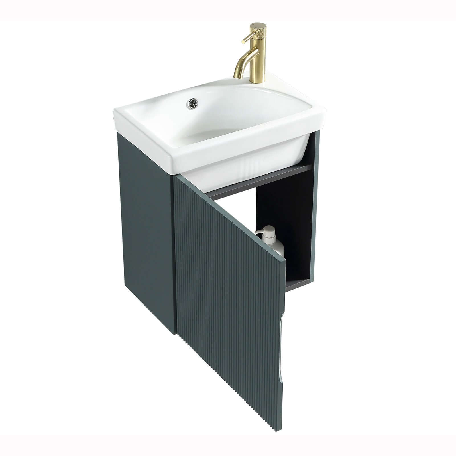 Astini Flauto Mini Cloakroom Wall Hung Vanity & Basin