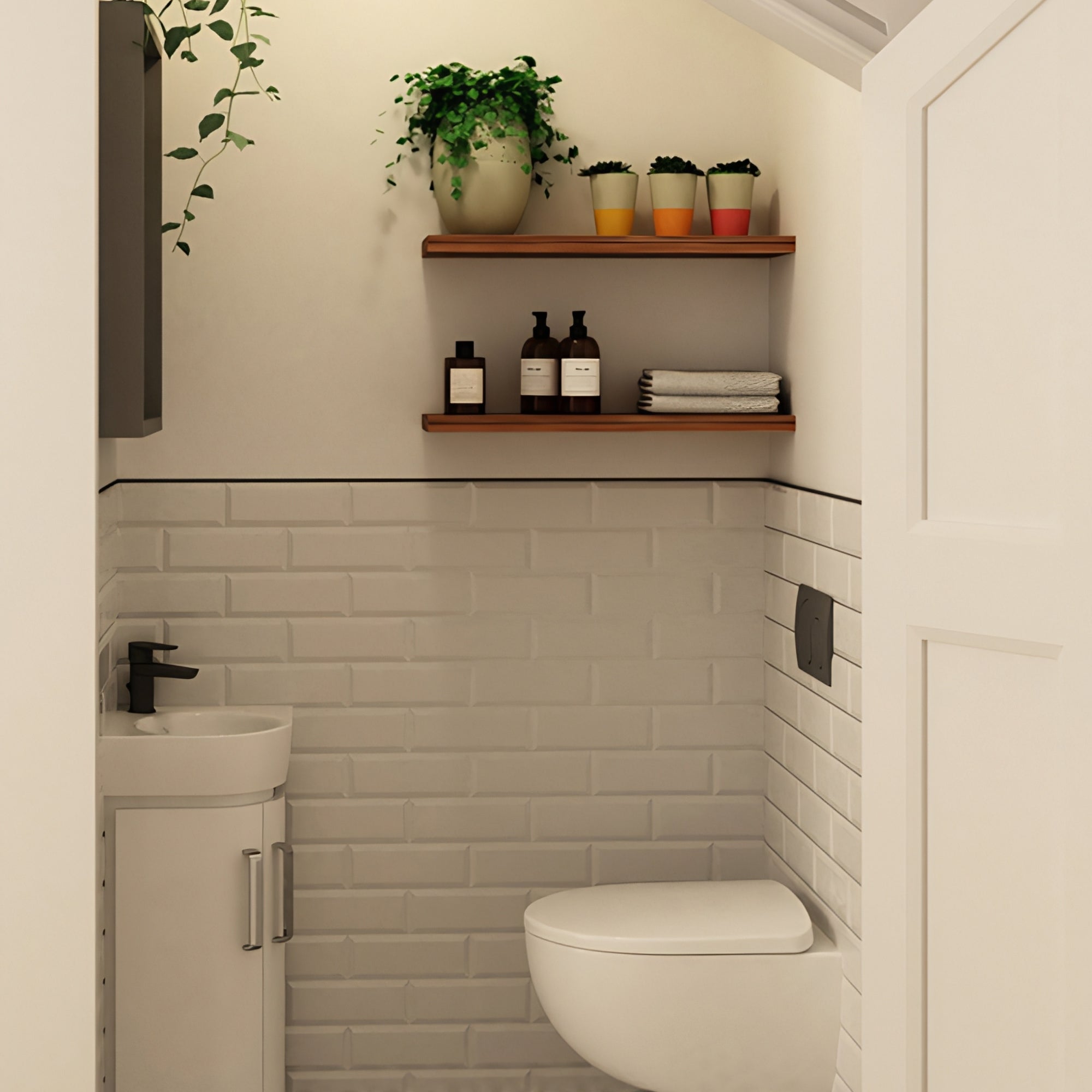 Geberit Alpha 112cm H Frame & Cistern for Wall-Hung WC